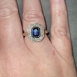 14k Sapphire Effy Ring
